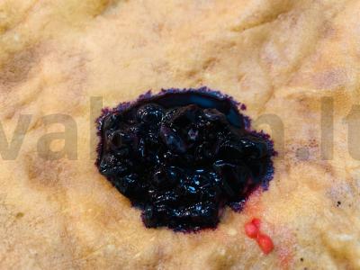 Blynai su saldžiu įdaru „Mėlynių“ Žingsnis 6