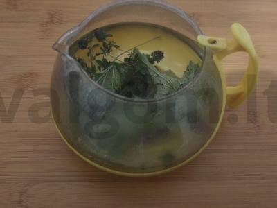 Gėrimas „Žolelių nauda“ su mėtomis ir čiobreliais Žingsnis 2