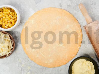 Skani tortilija su kukurūzais Žingsnis 2