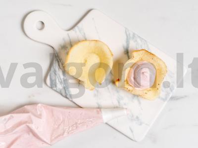 Baltyminiai pyragėliai „Kreminiai krepšeliai“ Žingsnis 4