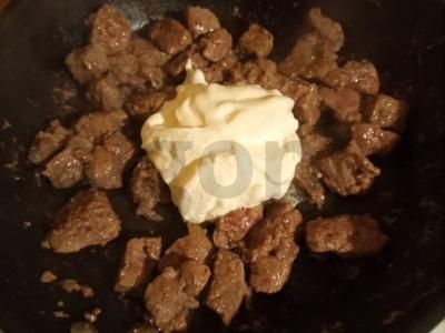 Kepenys grietinėlės padaže Žingsnis 3