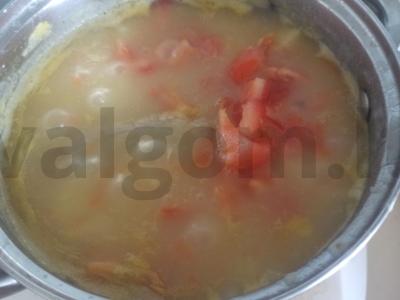 Sriuba „Obožajka“ su kiaulienos šonkauliais Žingsnis 3