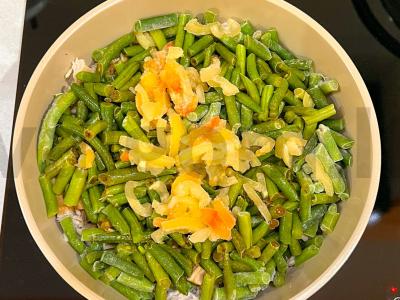 Pupelės su vištiena česnako-sojų padaže Žingsnis 3