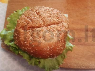 Daržovių burgeris pagrindine nuotrauka