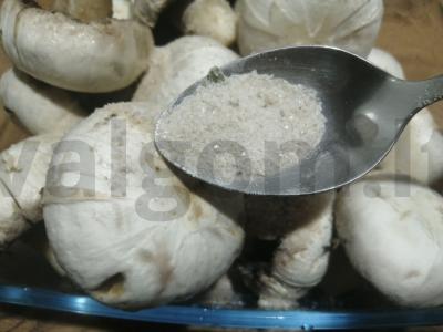 Grilio šampinjonai „Švelnūs“ Žingsnis 2