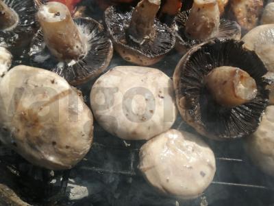 Grilio šampinjonai „Švelnūs“ Žingsnis 5