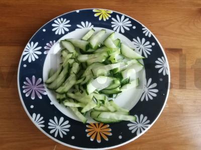 Daržovių šašlykas „Dieta“ Žingsnis 1