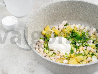 Klasikinė okroška ant išrūgų Žingsnis 2