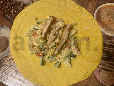 Vištienos šašlykas sūrio lavaše Žingsnis 8