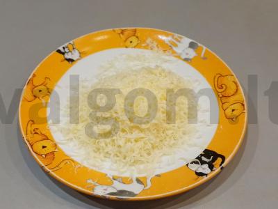 Salotas „Mįslė“ su greitai paruošiamais makaronais Žingsnis 3