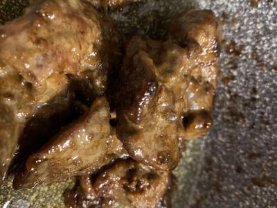 Vištienos kepenėlės česnako padaže Žingsnis 2