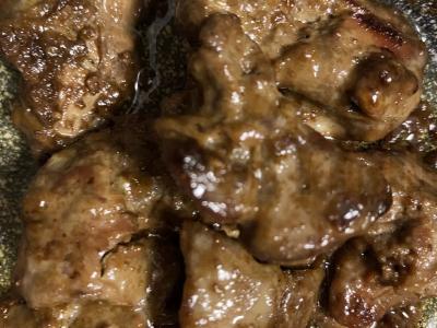 Vištienos kepenėlės česnako padaže Žingsnis 3