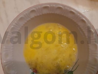 Naminių makaronų apkepas Žingsnis 2