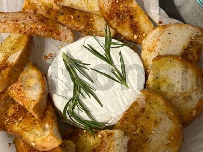 Keptas kamamberis prie vyno Žingsnis 2