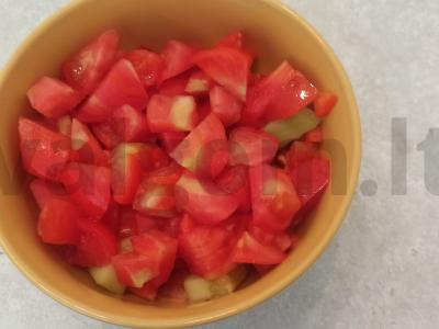 Salotas su marinuotais imbierais Žingsnis 2