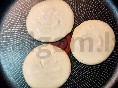 Naudingos baltymų blynai Žingsnis 2