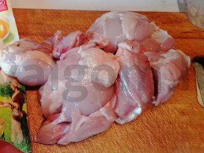 Vištienos šašlykas iš šlaunelės Žingsnis 1