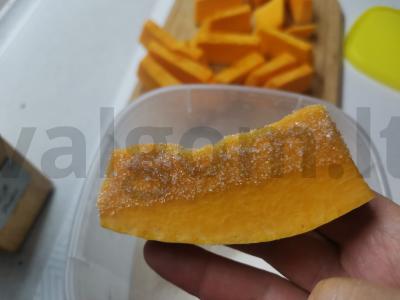 Orkaitėje kepta moliūgų Žingsnis 2