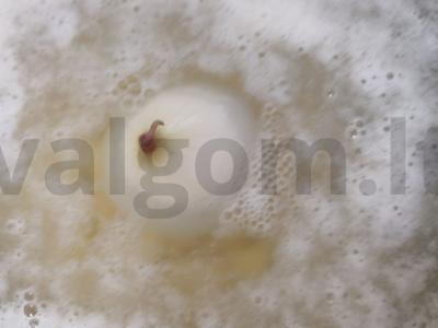 Vištienos kukulių sriuba „Vaikų stovyklos“ Žingsnis 3