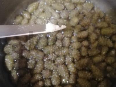 Vitamininė uogienė iš pušų kankorėžių Žingsnis 6