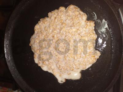 Avižų blynas su grybais pusryčiams Žingsnis 4