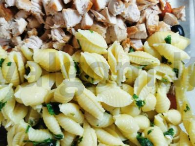 Makaronai su fetos sūriu orkaitėje Žingsnis 4