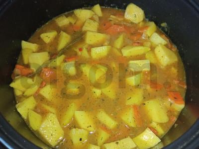 Namų stiliaus troškinys lėtoje viryklėje Žingsnis 4