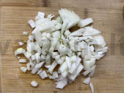 Kukuli su grikių koše Žingsnis 1