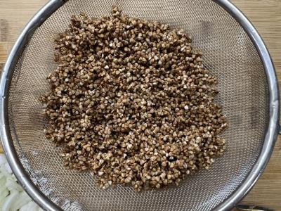 Kukuli su grikių koše Žingsnis 2