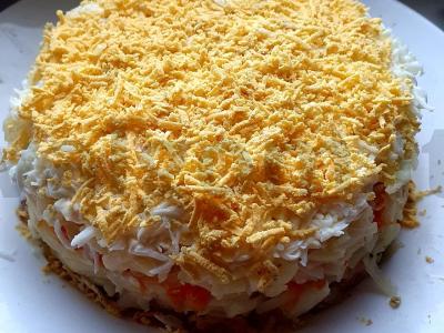 „Mimoza“ su lašiša ir morkomis pagrindine nuotrauka