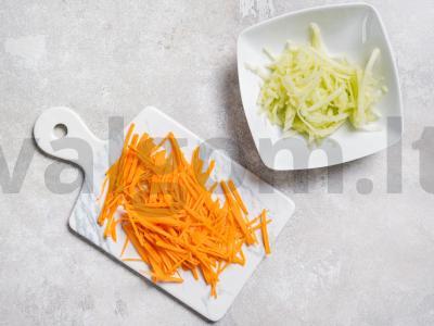 Vitaminų salotas Žingsnis 4