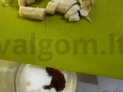 Kefyro ir vaisių kokteilis Žingsnis 4