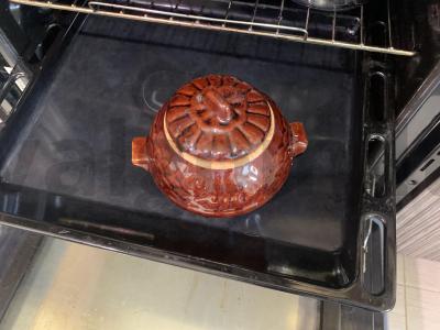 Šonkauliai su bulvėmis migdolų padaže puode Žingsnis 5