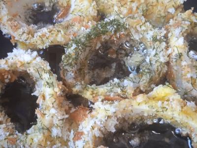 Kalmaro žiedai džiūvėsėliuose Žingsnis 5