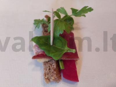 Kanarė su prosciutto Žingsnis 4