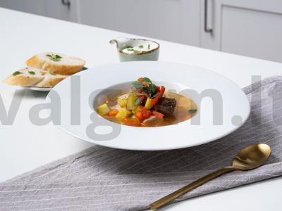 Kalakutienos filė sriuba su elnienos mėsa pagrindine nuotrauka