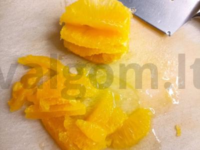 Kepenys apelsinuose Žingsnis 1