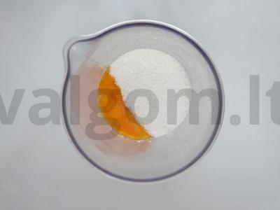 Švelniausias tiramisu su plakta grietinėle Žingsnis 1