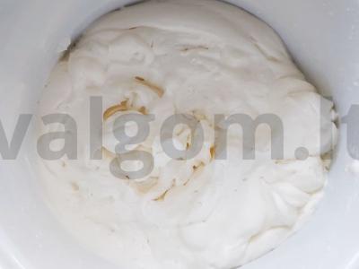 Švelniausias tiramisu su plakta grietinėle Žingsnis 3