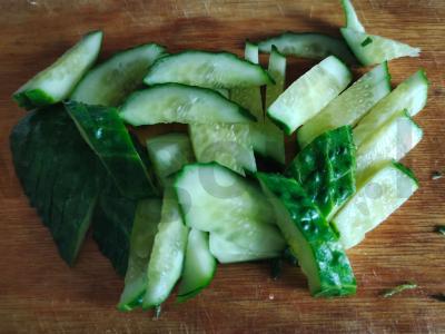 Daržovių salotas su kolrabi Žingsnis 2