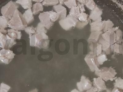 Paprastas plovas su kiauliena Žingsnis 3