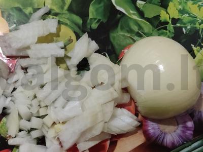 Paprastas plovas su kiauliena Žingsnis 4