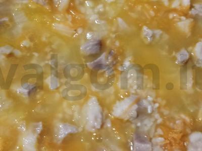 Paprastas plovas su kiauliena Žingsnis 7