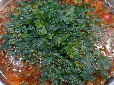 Kalakutų barščiai su daržovėmis ir prieskoniais Žingsnis 5