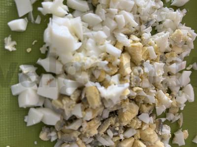 Salotos su tunu ir kukurūzais „Dietiniai“ Žingsnis 1