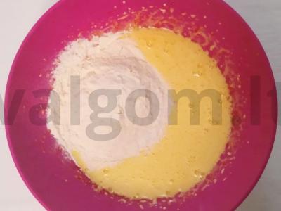 Skani Velykų tortas-kulichas Žingsnis 1