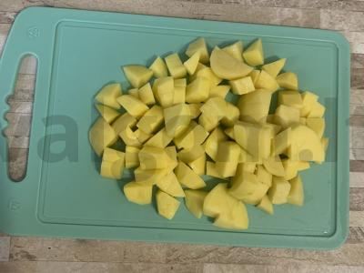 Žirnių sriuba su rūkytomis dešromis Žingsnis 1