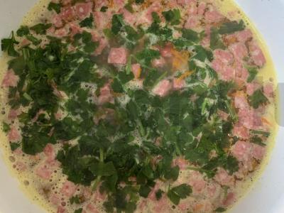 Žirnių sriuba su rūkytomis dešromis Žingsnis 4