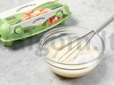 Naudingos ir lengvos blynai iš ryžių miltų Žingsnis 1