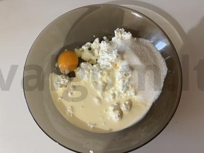 Krisčiai varškės sausainiai „Rulėliai“ Žingsnis 2